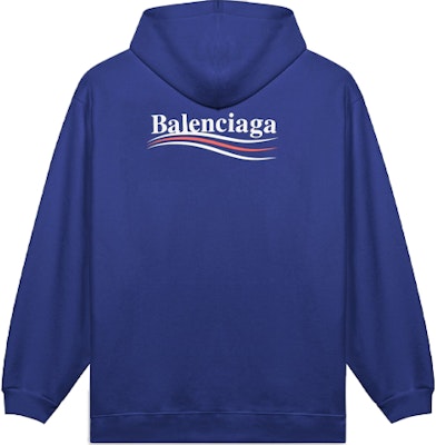 巴黎世家海軍藍Logo印花連帽衫 600583TIV531195 Lookbook 巴黎世家海軍藍Logo印花連帽衫 600583TIV531195