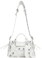Balenciaga Neo Cagole Handbag XS White Balenciaga Neo Cagole Handbag XS White