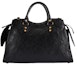 Order Balenciaga Neo Classic City Tote Medium Corak Hitam/Emas/Putih