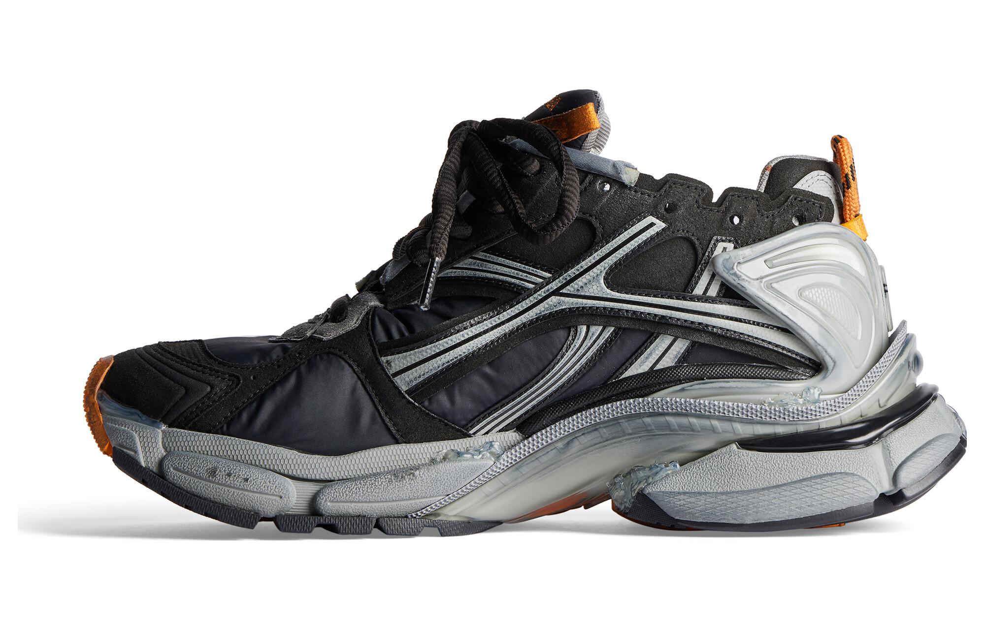 Buy Balenciaga Runner Sneaker 'Worn-Out - Black Fluo Orange' 772774W3RNY1878