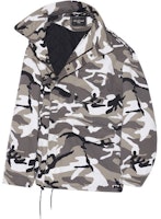 Balenciaga Off Shoulder Military Parka 'Grey' Balenciaga Off Shoulder Military Parka 'Grey'