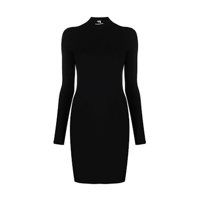Balenciaga Open-Back Dress 'Black'
