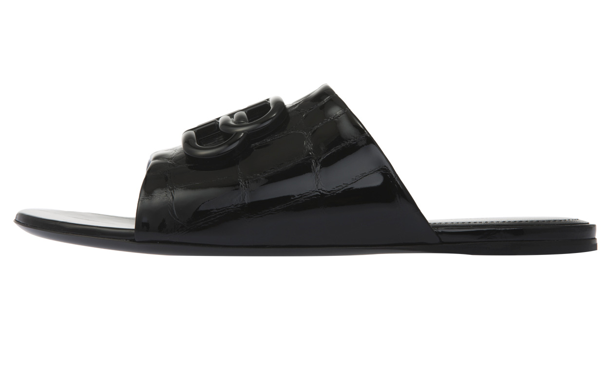 Balenciaga Open Toe Slide 'Black'