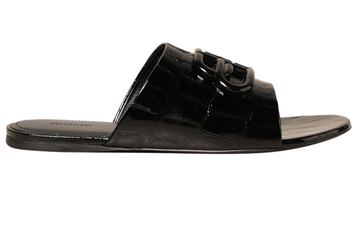 Balenciaga Open Toe Slide 'Black' 圖 2