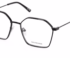 Details for Balenciaga 光學眼鏡 男女適用 合金不規則框架 時尚舒適 BB0198O-001