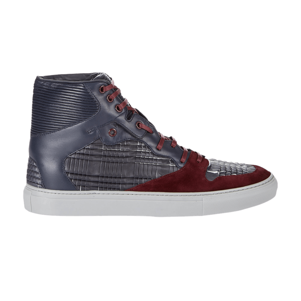 Buy Balenciaga Origami Panel Tinggi 'Navy Burgundy' 358041-WAT61-6174