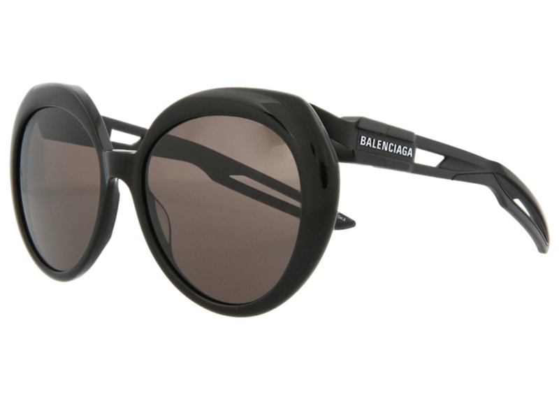 Balenciaga Oval-Frame Acetate Sunglasses Black/Grey (BB0024S-30007740-004-00011) 圖 2