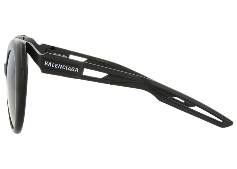 Balenciaga Oval-Frame Acetate Sunglasses Black/Grey (BB0024S-30007740-004-00011) 圖 3