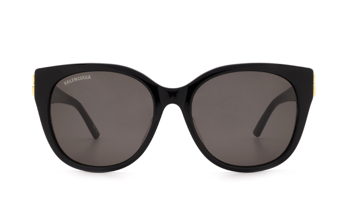 Lookbook Gafas de sol ovaladas Balenciaga de moda UV Unisex diseño para parejas. BB0103SA001