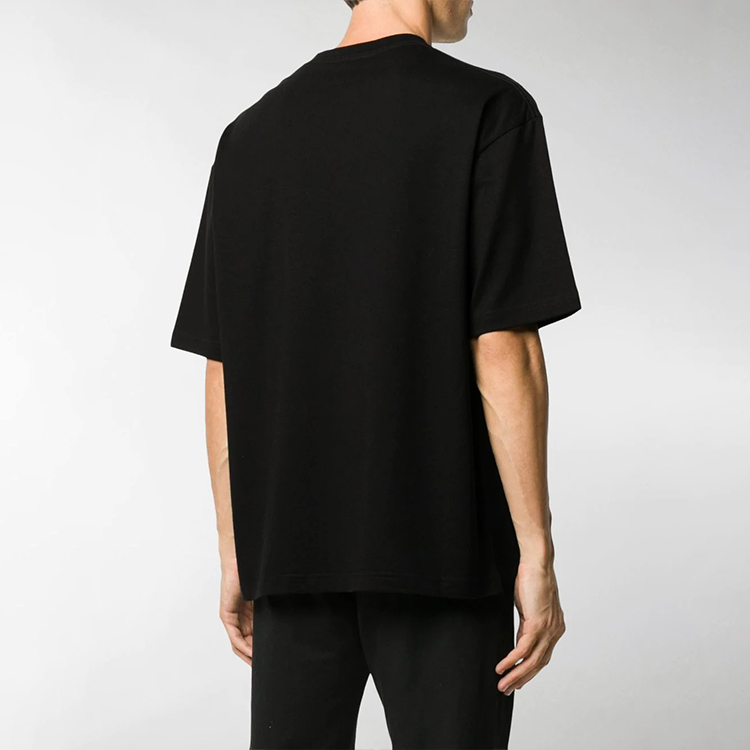 Balenciaga Oversized Black Double B Logo T-Shirt 612966TJVD61000 圖 6