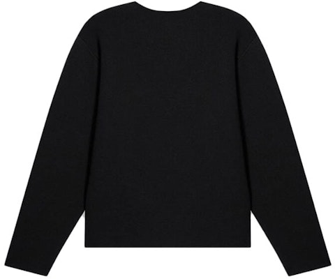 巴黎世家宽松版黑色字母标志圆领针织毛衣 646491T15952771 Lookbook 巴黎世家宽松版黑色字母标志圆领针织毛衣 646491T15952771