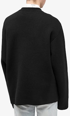 巴黎世家宽松版黑色字母标志圆领针织毛衣 646491T15952771 Purchase 巴黎世家宽松版黑色字母标志圆领针织毛衣 646491T15952771