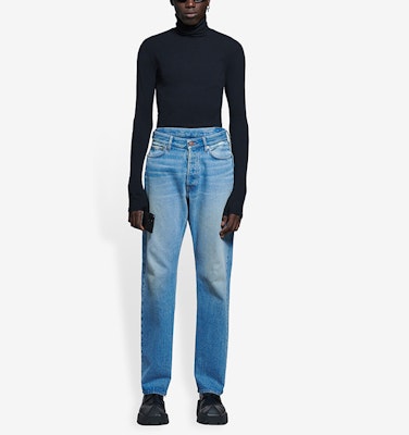 Balenciaga Oversized Cargo Jeans 'Medium Vintage Indigo' Lookbook Balenciaga Oversized Cargo Jeans 'Medium Vintage Indigo'