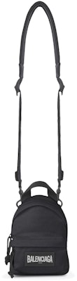 Balenciaga Oversized Crossbody Backpack Mini Black Buy Balenciaga Oversized Crossbody Backpack Mini Black