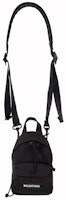 Balenciaga Oversized Crossbody Explorer Backpack Black Balenciaga Oversized Crossbody Explorer Backpack Black
