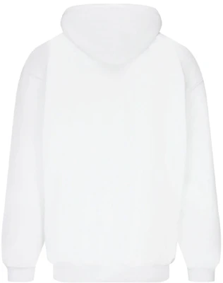 Balenciaga 寬鬆版印花連帽上衣 白色長袖休閒衛衣 570811TIV559152 Lookbook Balenciaga 寬鬆版印花連帽上衣 白色長袖休閒衛衣 570811TIV559152