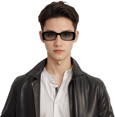 Balenciaga 超大矩形防UV太陽眼鏡 男女適用 黑色 BB0096S-001 Sizing Balenciaga 超大矩形防UV太陽眼鏡 男女適用 黑色 BB0096S-001