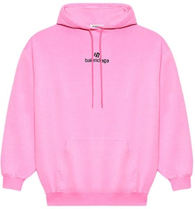 巴黎世家寬鬆版贊助連帽衫(泡泡糖粉/黑) Buy 巴黎世家寬鬆版贊助連帽衫(泡泡糖粉/黑)