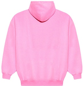 巴黎世家寬鬆版贊助連帽衫(泡泡糖粉/黑) Order 巴黎世家寬鬆版贊助連帽衫(泡泡糖粉/黑)