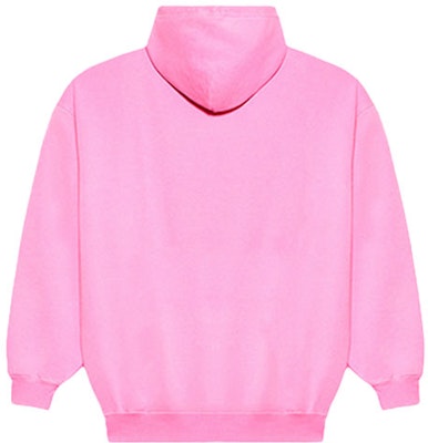 Balenciaga Oversized Sponsor Hoodie 'Bubble Gum Pink/Black' Order Balenciaga Oversized Sponsor Hoodie 'Bubble Gum Pink/Black'