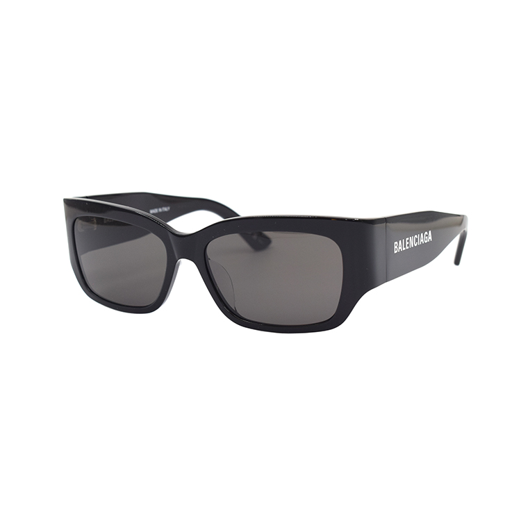 Balenciaga Paper Narrow Rectangular Sunglasses Unisex Couples Edition. BB0331SK-001-56