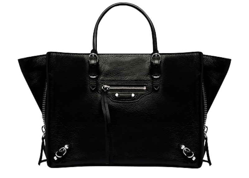 Balenciaga Papier A6 Zip Around Black