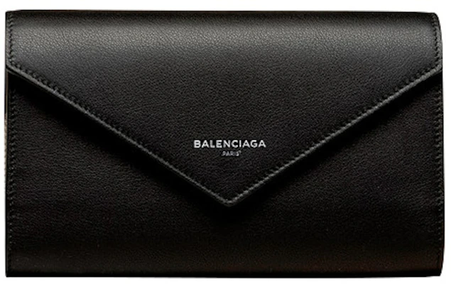 Balenciaga Papier Monedero Cremallera Alrededor Negro Buy Balenciaga Papier Monedero Cremallera Alrededor Negro