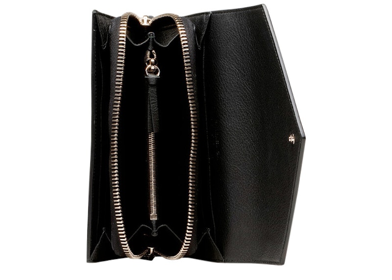 Order Balenciaga Papier Monedero Cremallera Alrededor Negro