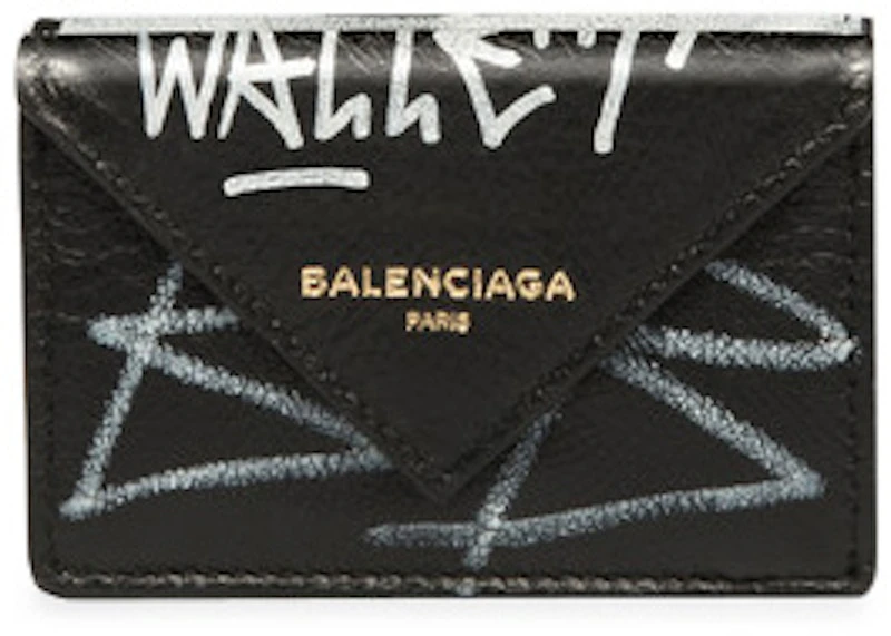 balenciaga-papier-wallet-graffiti-mini-black-white