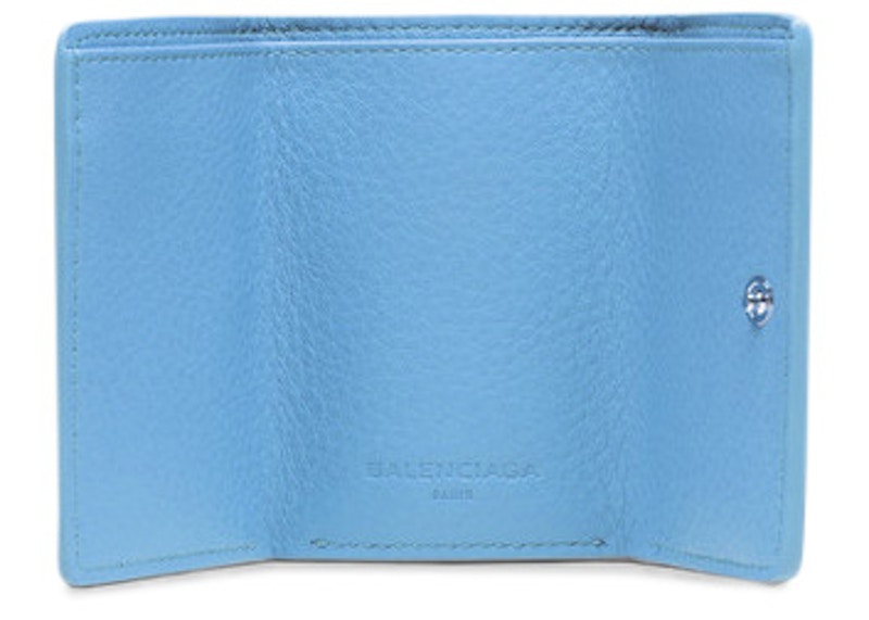 Balenciaga Papier Wallet Mini Light Blue 圖 2