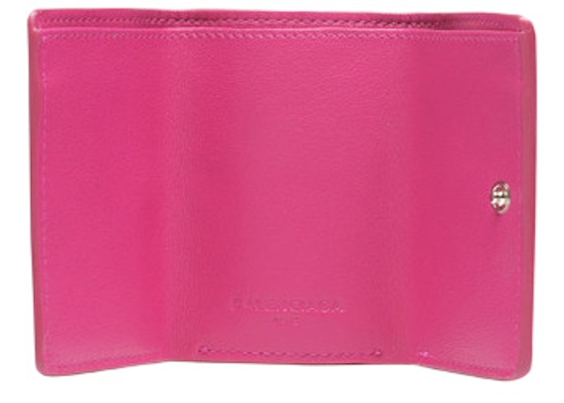Balenciaga Papier Wallet Mini Rose Magenta 圖 2