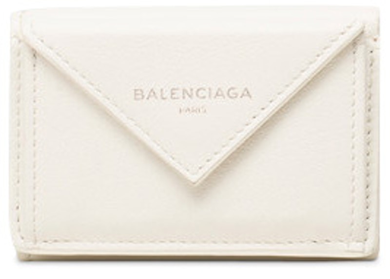 Balenciaga Papier Wallet Mini White