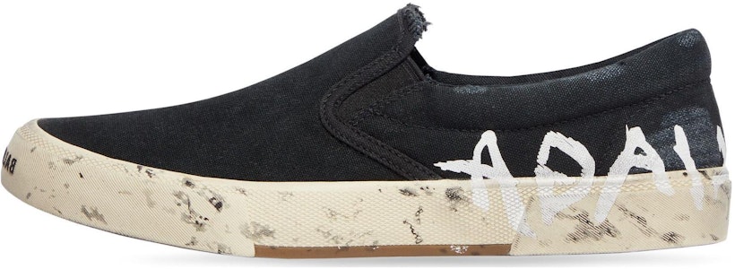 巴黎世家低帮懒人鞋‘水洗黑色棉’ 710297W3RR51099 Buy 巴黎世家低帮懒人鞋‘水洗黑色棉’ 710297W3RR51099