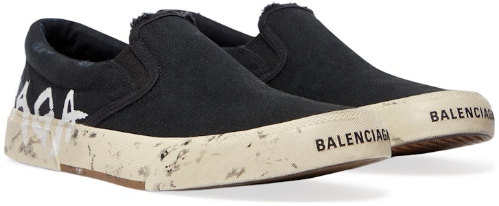 巴黎世家低帮懒人鞋‘水洗黑色棉’ 710297W3RR51099 Order 巴黎世家低帮懒人鞋‘水洗黑色棉’ 710297W3RR51099