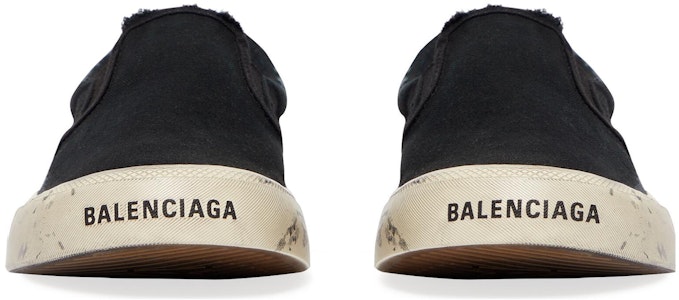 巴黎世家低帮懒人鞋‘水洗黑色棉’ 710297W3RR51099 Lookbook 巴黎世家低帮懒人鞋‘水洗黑色棉’ 710297W3RR51099