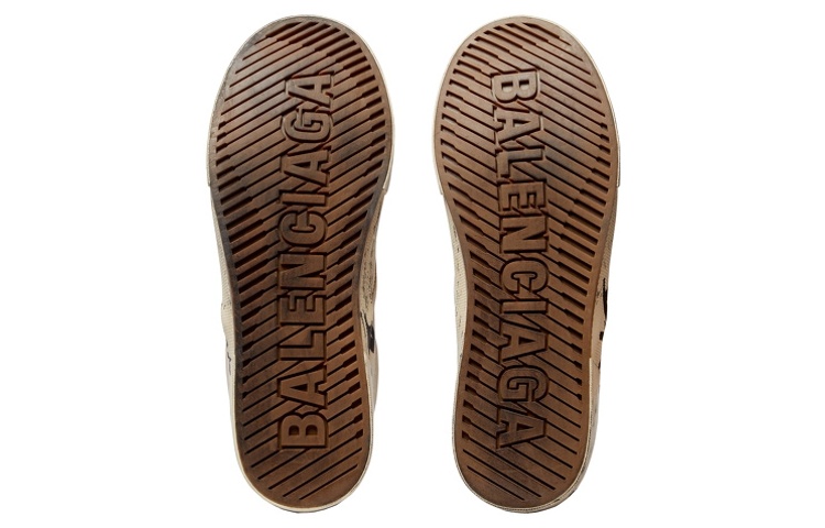 Details for 발렌시아가 파리 디스트레스드 로우탑 화이트 (Sneakers) 710297W3RR59010