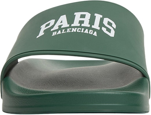 巴黎世家 城市泳池拖鞋 绿色 689031W1S9A3901 Lookbook 巴黎世家 城市泳池拖鞋 绿色 689031W1S9A3901