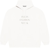 Balenciaga Paris Fashion Week Hoodie 'Cement Grey/Black' Balenciaga Paris Fashion Week Hoodie 'Cement Grey/Black'