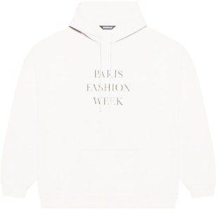 巴黎世家巴黎时装周连帽衫 '水泥灰/黑' 651799 TKV85 2984 Buy 巴黎世家巴黎时装周连帽衫 '水泥灰/黑' 651799 TKV85 2984