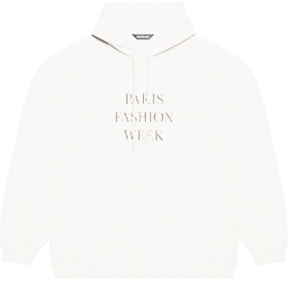 Balenciaga Paris Fashion Week Hoodie 'Cement Grey/Black' Buy Balenciaga Paris Fashion Week Hoodie 'Cement Grey/Black'
