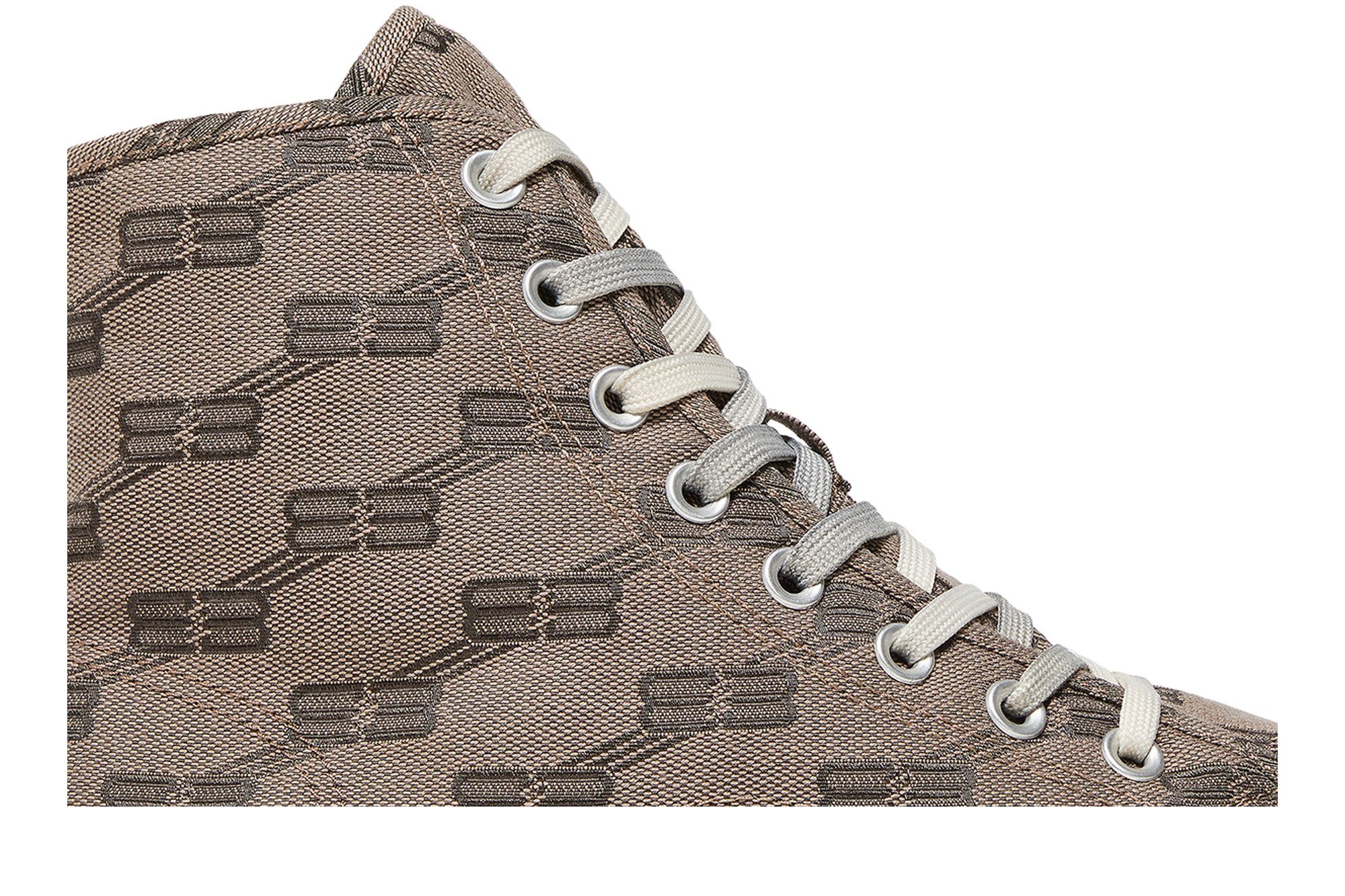 Order Balenciaga Paris High ''BB Monogram - Grigio Visone Scuro'' 688752-W3RQ1-2298