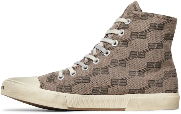 Balenciaga Paris High ''BB Monogram - Grigio Visone Scuro'' 688752-W3RQ1-2298 Lookbook Balenciaga Paris High ''BB Monogram - Grigio Visone Scuro'' 688752-W3RQ1-2298