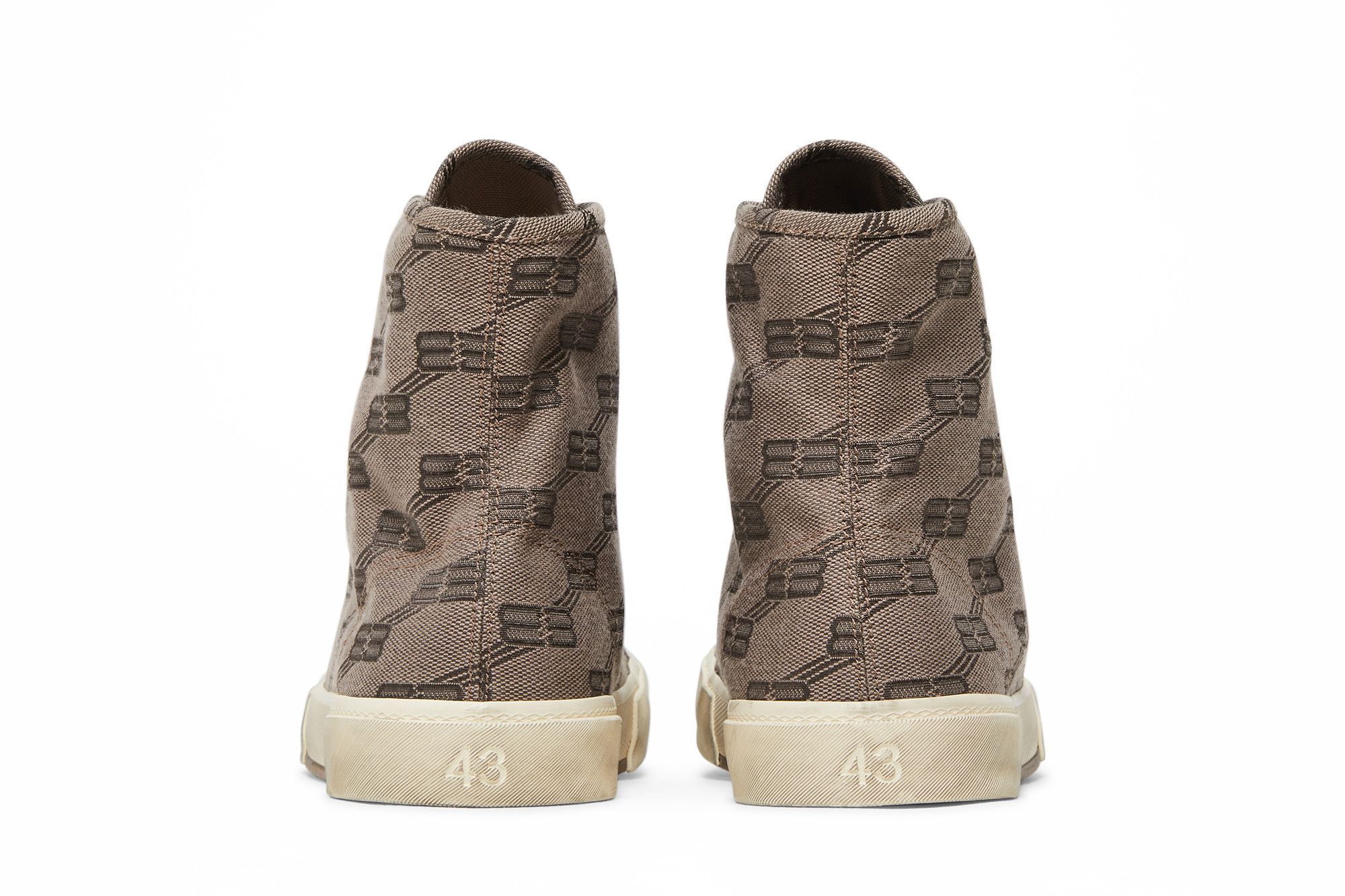 Details for Balenciaga Paris High ''BB Monogram - Grigio Visone Scuro'' 688752-W3RQ1-2298