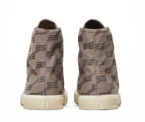 Balenciaga Paris High ''BB Monogram - Grigio Visone Scuro'' 688752-W3RQ1-2298 Details for Balenciaga Paris High ''BB Monogram - Grigio Visone Scuro'' 688752-W3RQ1-2298