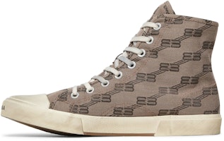 Balenciaga巴黎世家 Paris 高筒 時尚板鞋 男款 棕色 Lookbook Balenciaga巴黎世家 Paris 高筒 時尚板鞋 男款 棕色