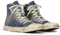 Balenciaga Paris High 'Destroyed - Denim' - Kasut Tinggi Balenciaga Paris 'Rosak - Denim' 688752-W3RCL-4090