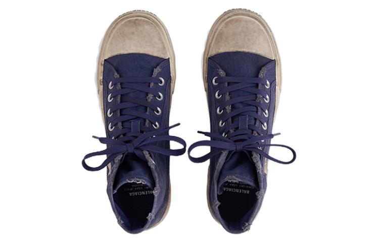 Lookbook Balenciaga Paris Low Top Sneakers 'Indigo Cotton Musnah & Getah Putih' 688752W3RC14990