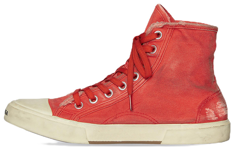 Balenciaga Paris High 'Destroyed - Red' 688752-W3RC1-6090