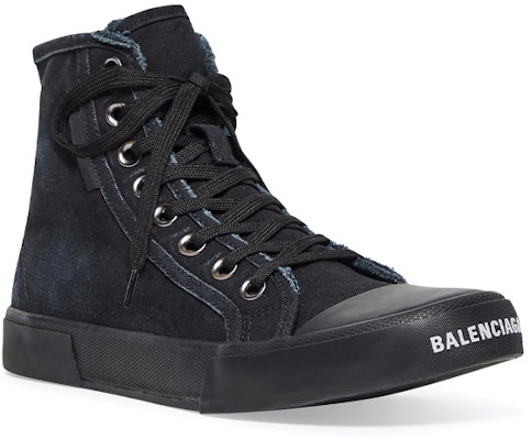 Balenciaga Paris Tinggi 'Rosak - Hitam Tiga Kali' 688752-W3RP1-1010 Lookbook Balenciaga Paris Tinggi 'Rosak - Hitam Tiga Kali' 688752-W3RP1-1010