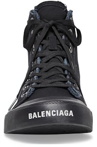 Balenciaga Paris High 'Destroyed - Triple Hitam' 688752-W3RP1-1010 Shop Balenciaga Paris High 'Destroyed - Triple Hitam' 688752-W3RP1-1010